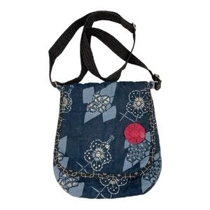 Passport Minibag 100% Cotton boho hippie Plain rucksack Bohemian Festival